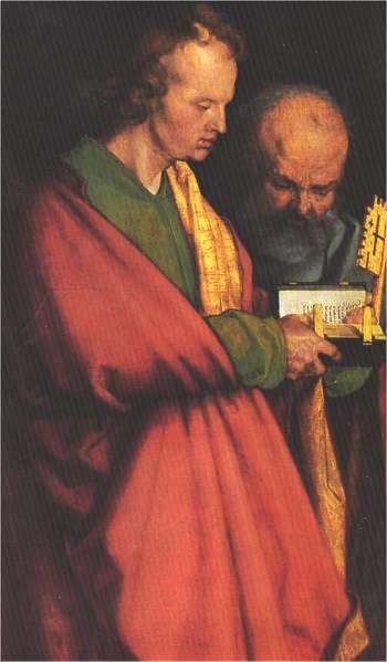 Photo:  Albrecht Dürer,Santi Giovanni e Pietro (1526)